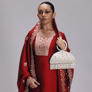 Ziya Mirror Tassel Clutch