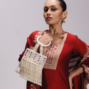 Sophia Mirror Tassel Potli