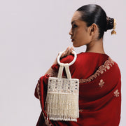 Sophia Mirror Tassel Potli